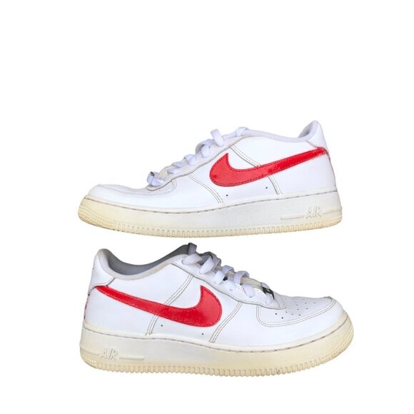 Custom Nike Air Force 1 Size 6 'Red Swoosh' - Picture 2 of 9